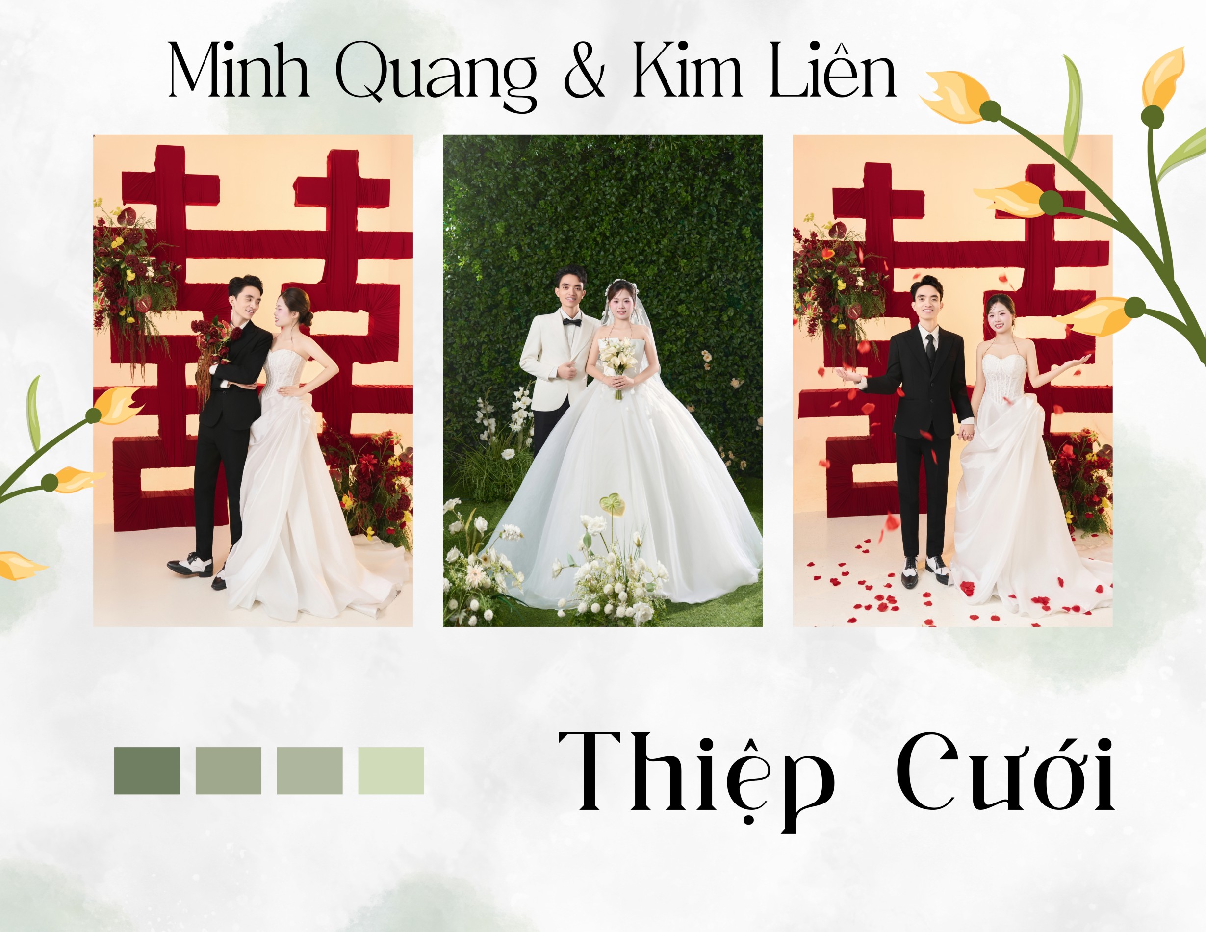 Thiệp Cưới Minh Quang & Kim Liên