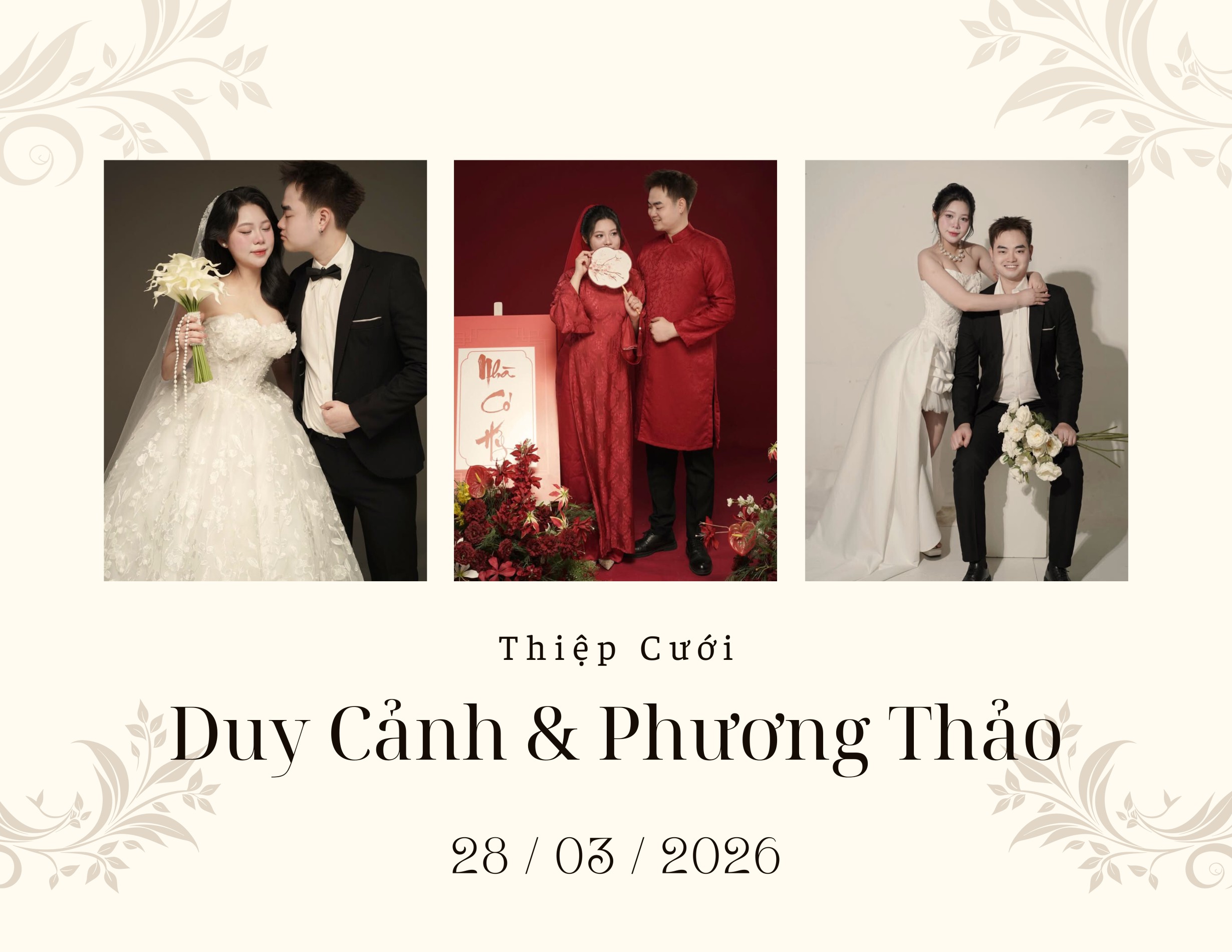 Thiệp Cưới Duy Cảnh & Phương Thảo